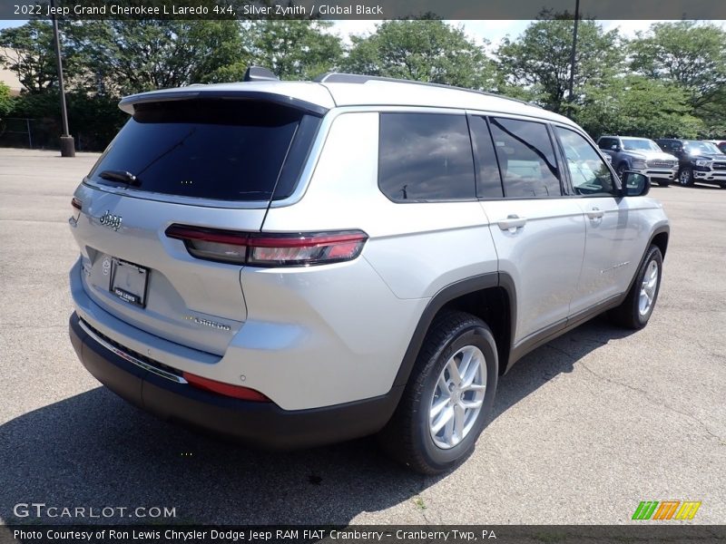 Silver Zynith / Global Black 2022 Jeep Grand Cherokee L Laredo 4x4