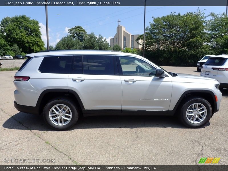 Silver Zynith / Global Black 2022 Jeep Grand Cherokee L Laredo 4x4