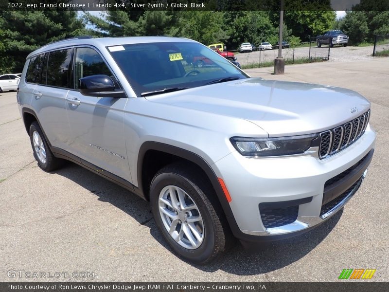 Silver Zynith / Global Black 2022 Jeep Grand Cherokee L Laredo 4x4