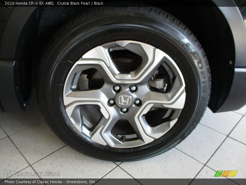 Crystal Black Pearl / Black 2019 Honda CR-V EX AWD