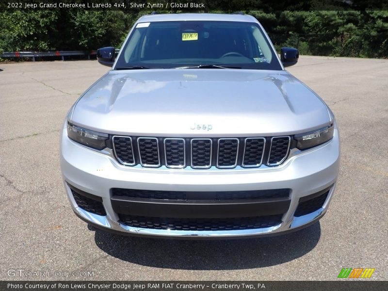 Silver Zynith / Global Black 2022 Jeep Grand Cherokee L Laredo 4x4