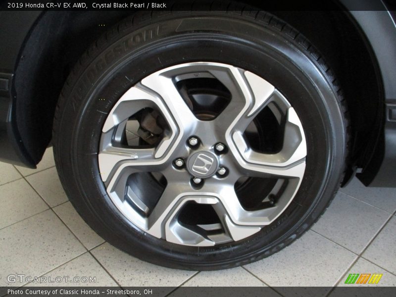 Crystal Black Pearl / Black 2019 Honda CR-V EX AWD
