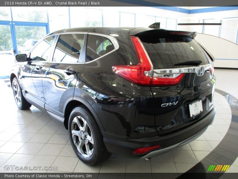 Crystal Black Pearl / Black 2019 Honda CR-V EX AWD