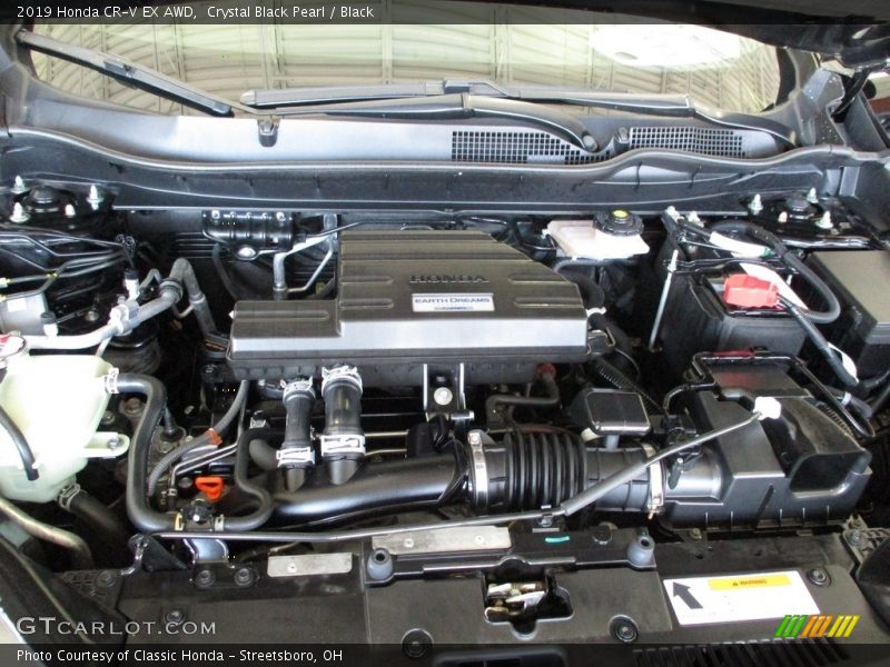 Crystal Black Pearl / Black 2019 Honda CR-V EX AWD
