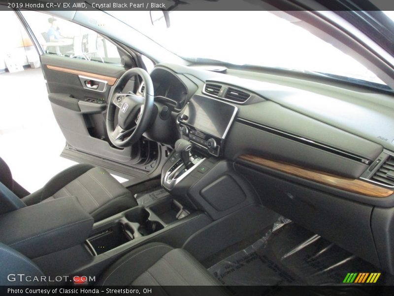 Crystal Black Pearl / Black 2019 Honda CR-V EX AWD