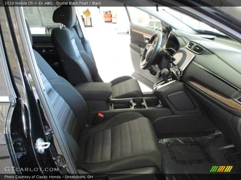 Crystal Black Pearl / Black 2019 Honda CR-V EX AWD