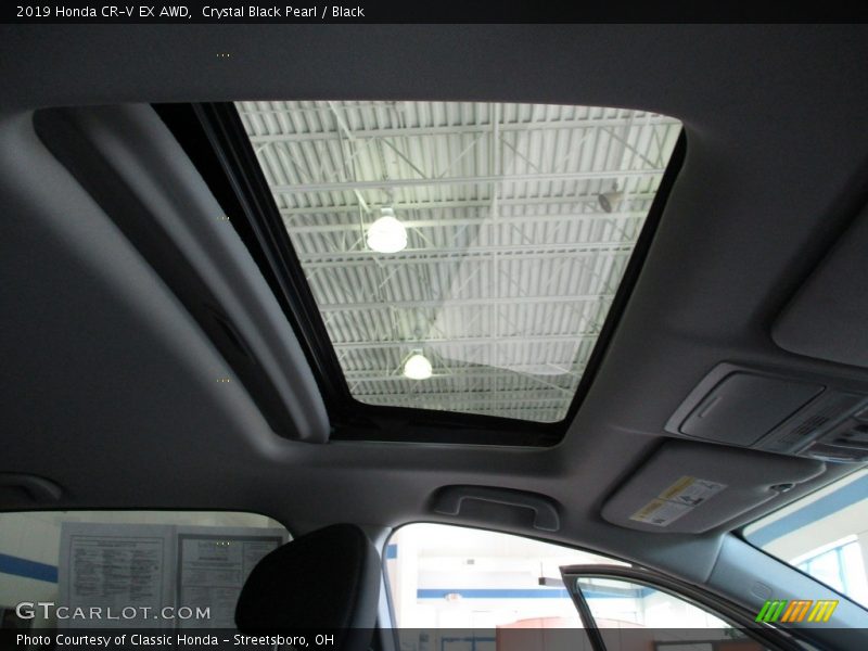 Crystal Black Pearl / Black 2019 Honda CR-V EX AWD