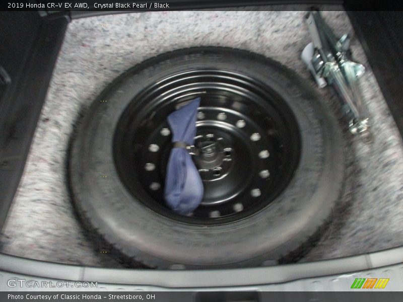 Crystal Black Pearl / Black 2019 Honda CR-V EX AWD