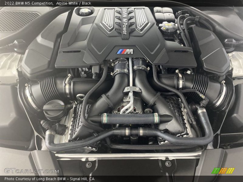  2022 M5 Competition Engine - 4.4 Liter M TwinPower Turbocharged DOHC 32-Valve VVT V8
