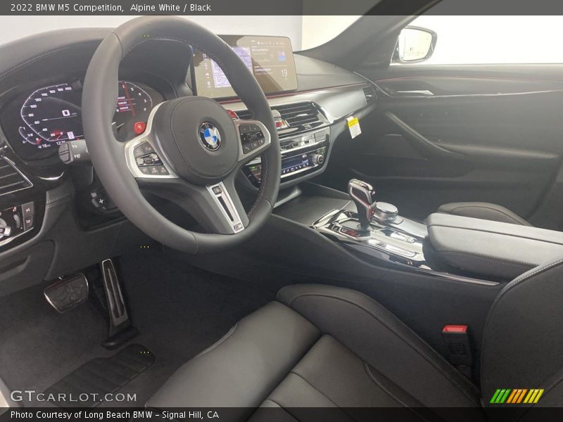 Front Seat of 2022 M5 Competition
