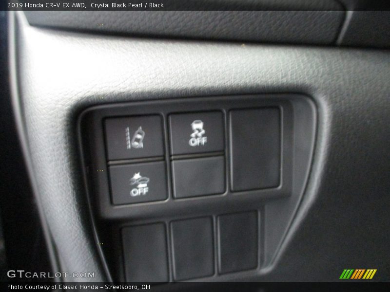Crystal Black Pearl / Black 2019 Honda CR-V EX AWD