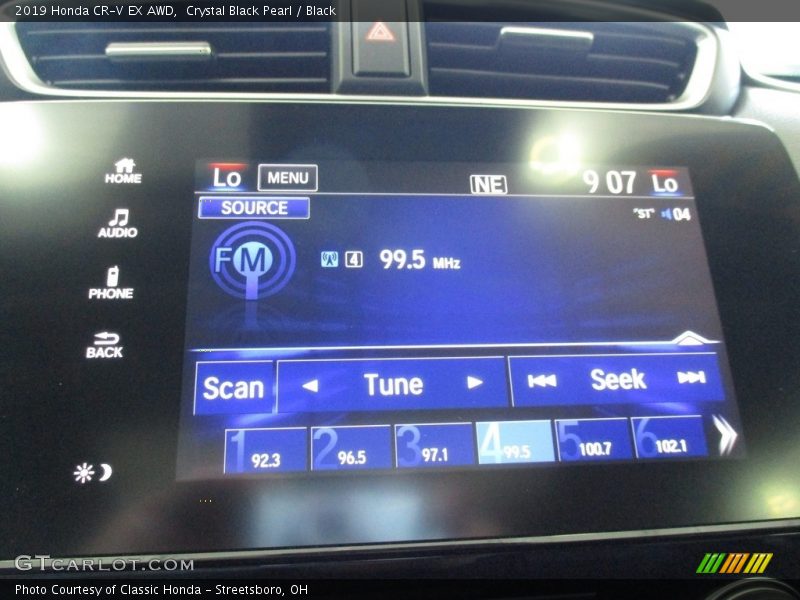 Crystal Black Pearl / Black 2019 Honda CR-V EX AWD
