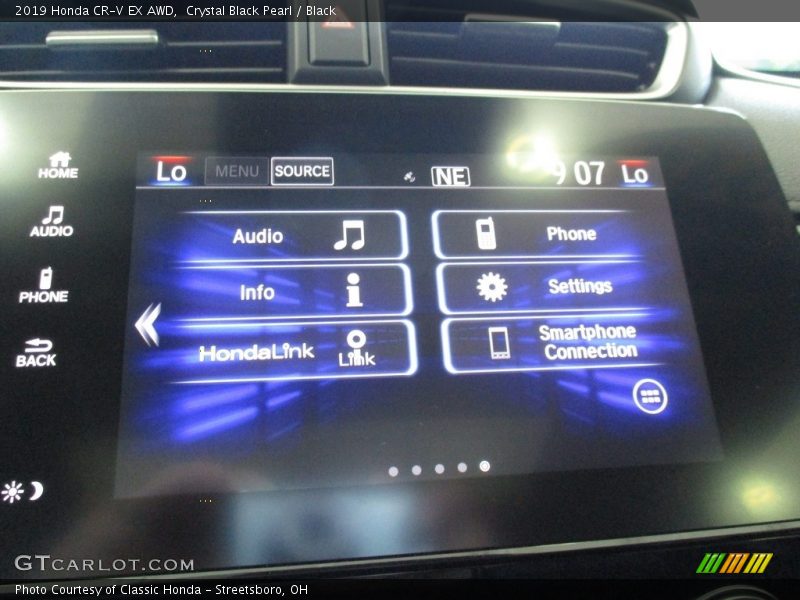 Crystal Black Pearl / Black 2019 Honda CR-V EX AWD