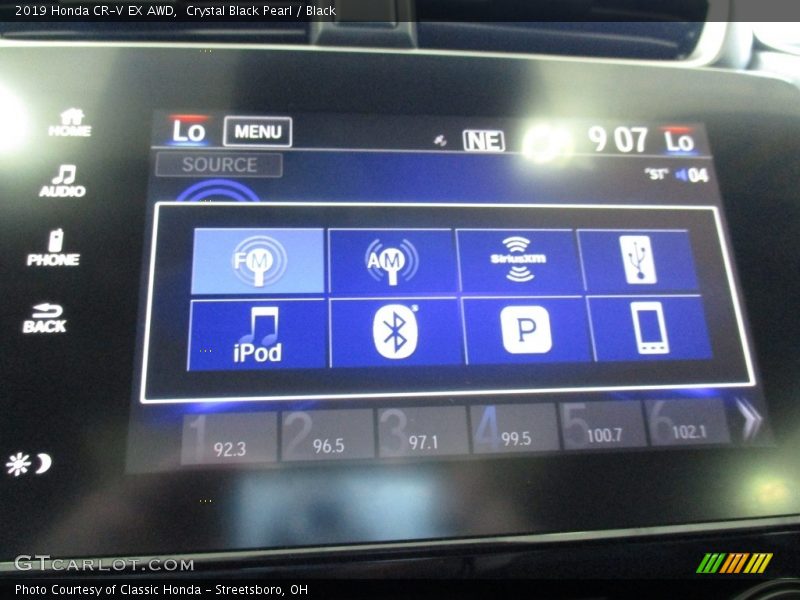 Crystal Black Pearl / Black 2019 Honda CR-V EX AWD