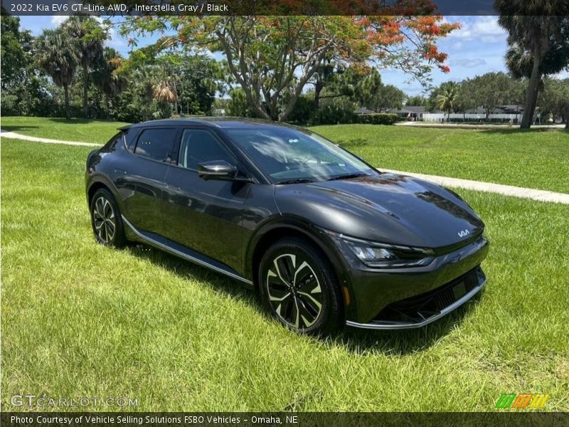 Front 3/4 View of 2022 EV6 GT-Line AWD