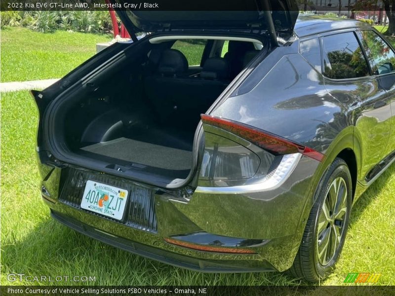 Interstella Gray / Black 2022 Kia EV6 GT-Line AWD
