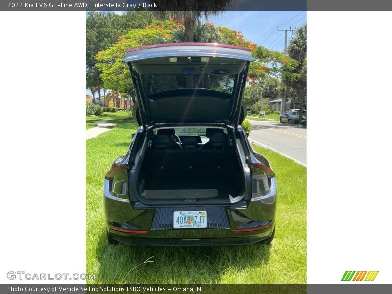 Interstella Gray / Black 2022 Kia EV6 GT-Line AWD