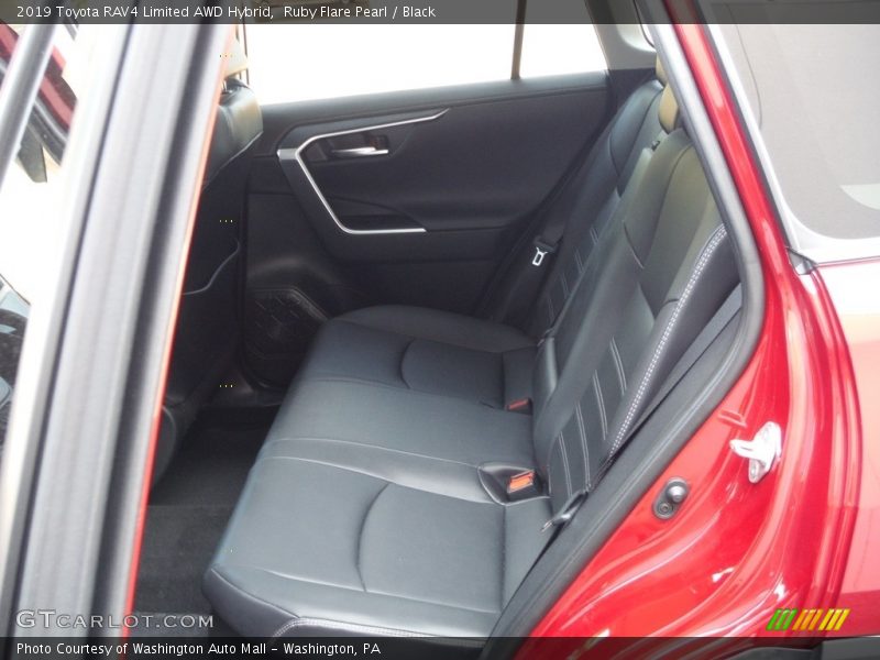 Ruby Flare Pearl / Black 2019 Toyota RAV4 Limited AWD Hybrid