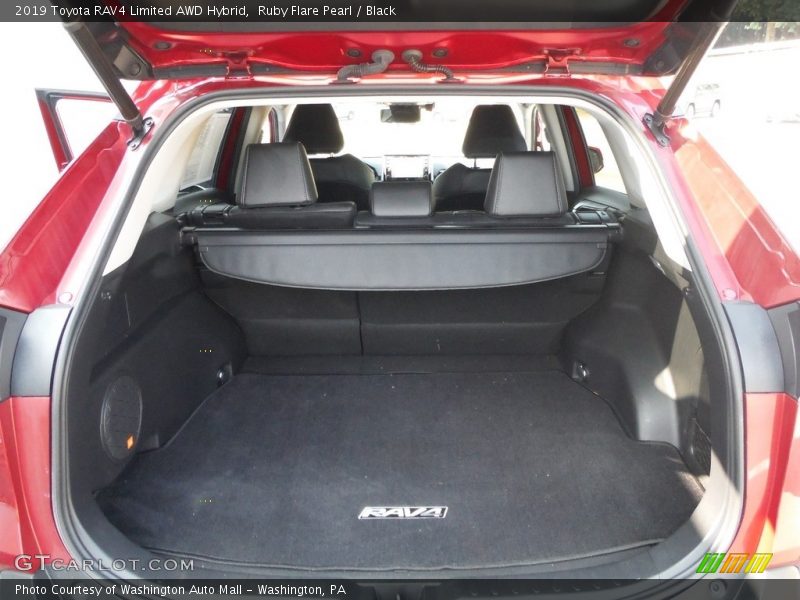 Ruby Flare Pearl / Black 2019 Toyota RAV4 Limited AWD Hybrid