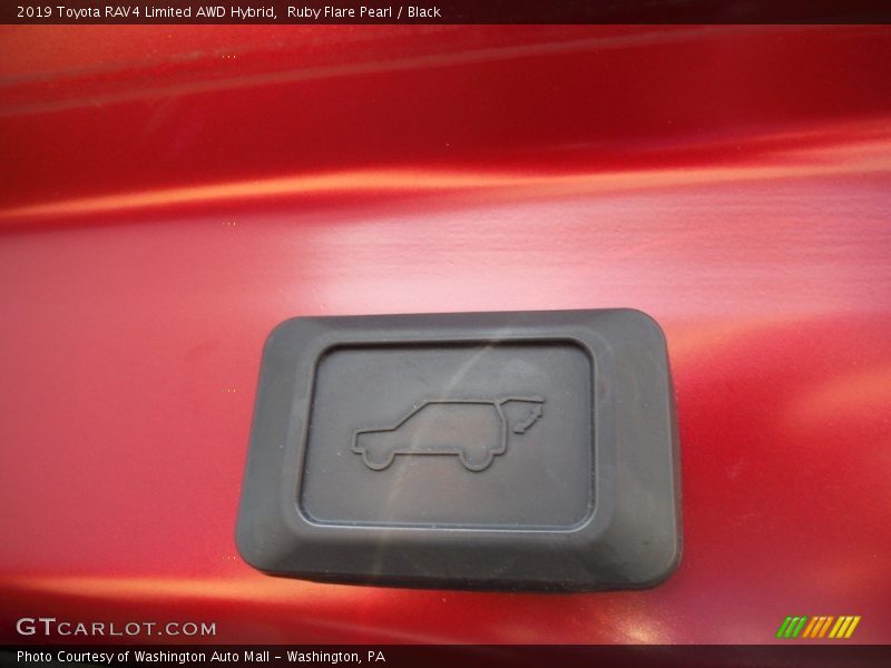 Ruby Flare Pearl / Black 2019 Toyota RAV4 Limited AWD Hybrid