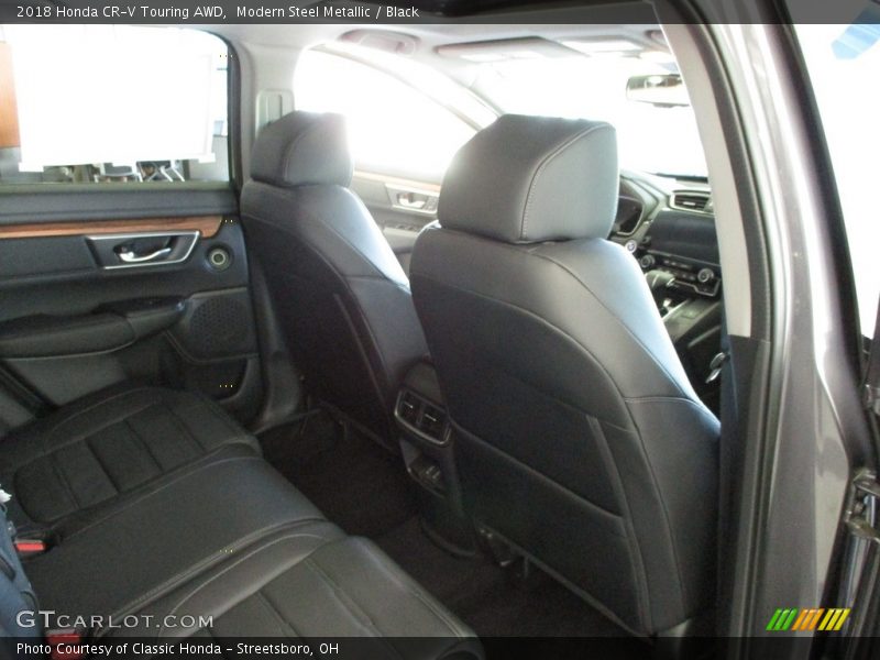 Modern Steel Metallic / Black 2018 Honda CR-V Touring AWD
