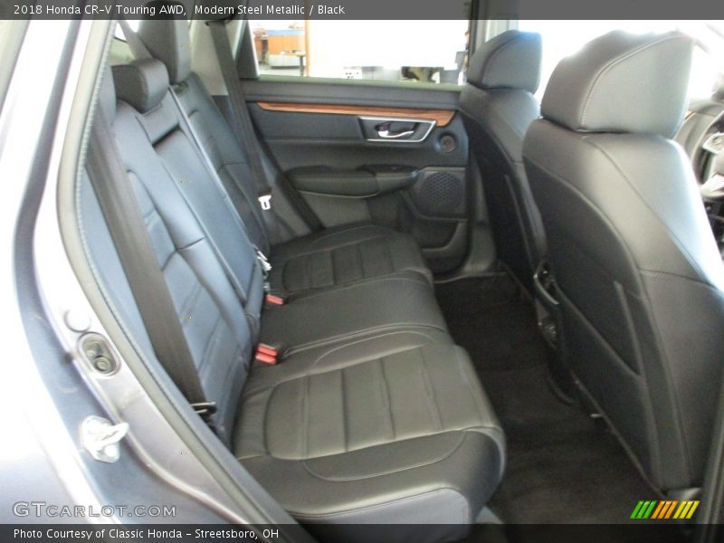 Modern Steel Metallic / Black 2018 Honda CR-V Touring AWD