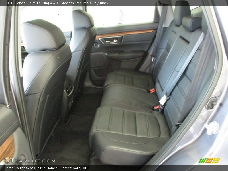 Modern Steel Metallic / Black 2018 Honda CR-V Touring AWD