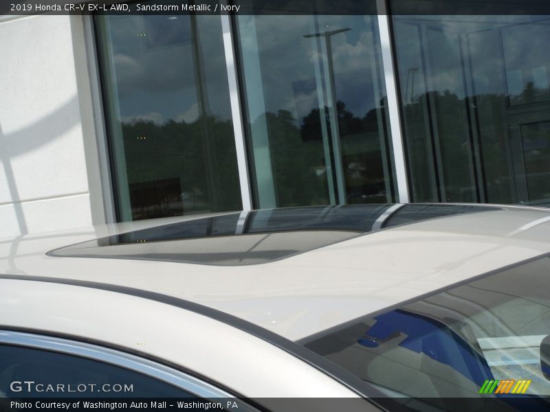 Sandstorm Metallic / Ivory 2019 Honda CR-V EX-L AWD