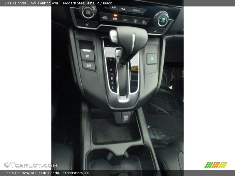 Modern Steel Metallic / Black 2018 Honda CR-V Touring AWD