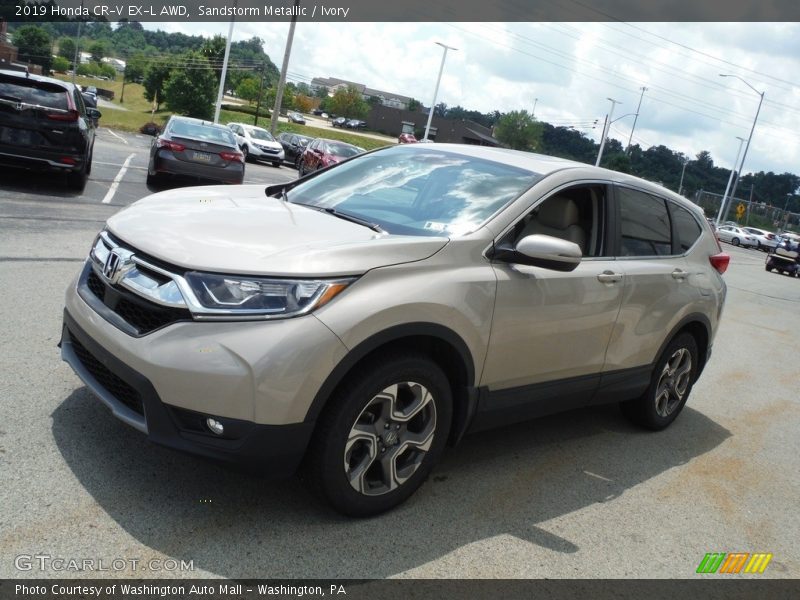 Sandstorm Metallic / Ivory 2019 Honda CR-V EX-L AWD