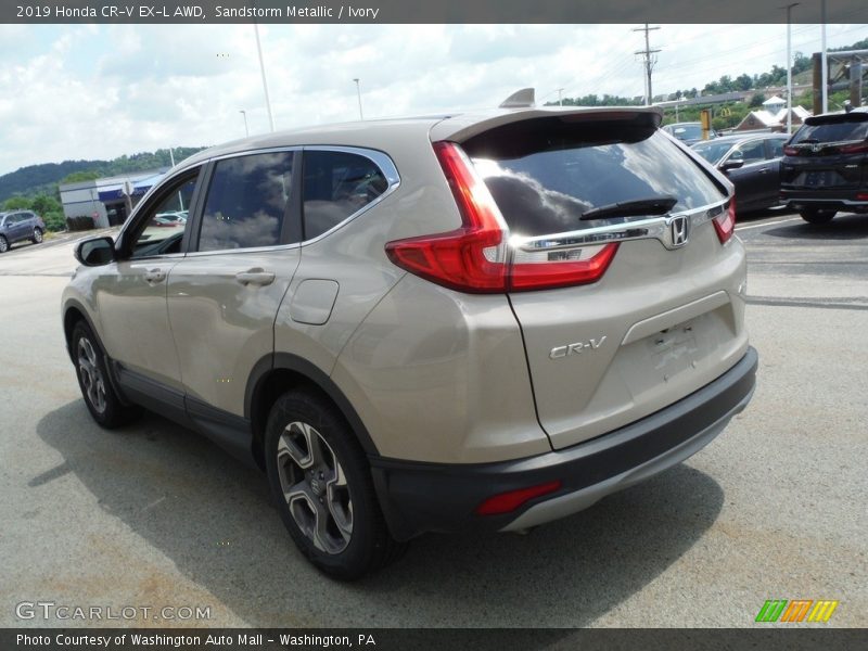 Sandstorm Metallic / Ivory 2019 Honda CR-V EX-L AWD