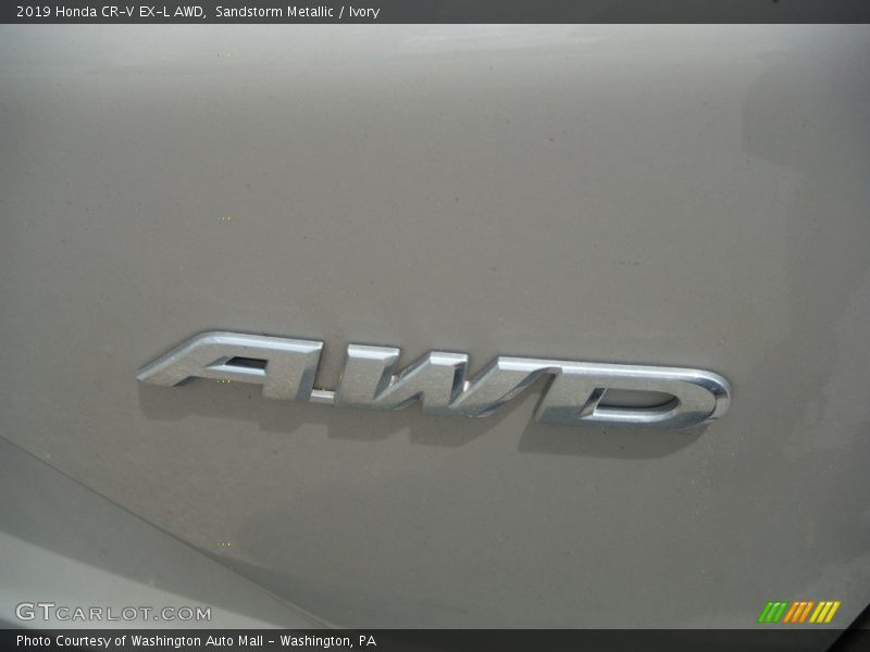 Sandstorm Metallic / Ivory 2019 Honda CR-V EX-L AWD