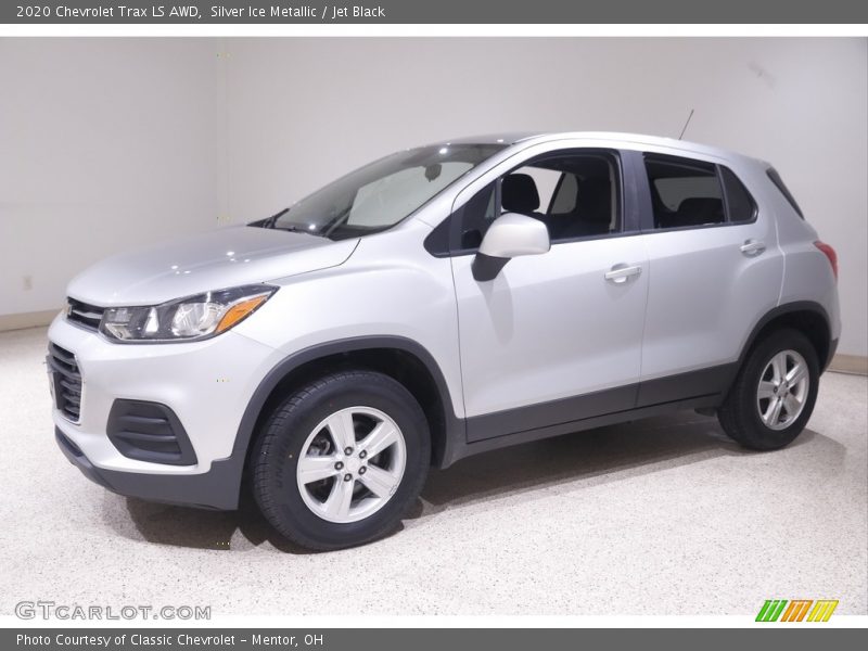 Silver Ice Metallic / Jet Black 2020 Chevrolet Trax LS AWD