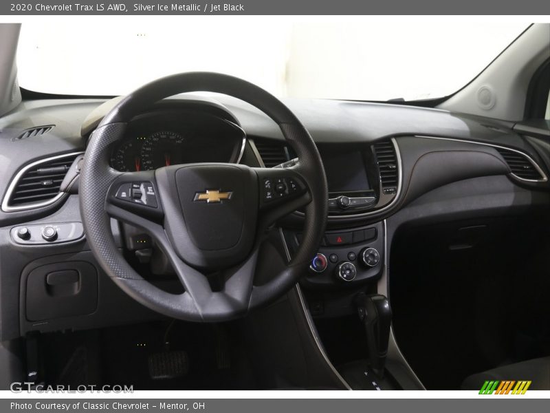 Silver Ice Metallic / Jet Black 2020 Chevrolet Trax LS AWD