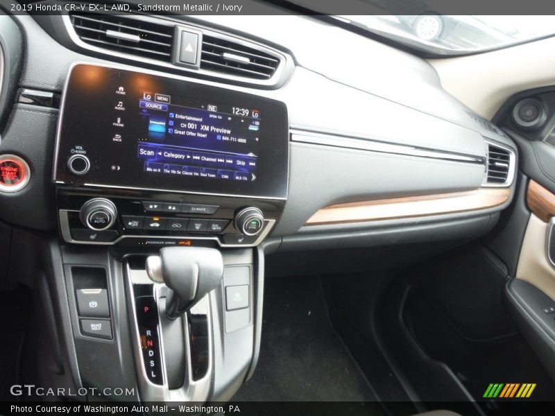Sandstorm Metallic / Ivory 2019 Honda CR-V EX-L AWD