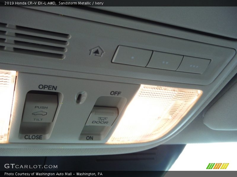 Sandstorm Metallic / Ivory 2019 Honda CR-V EX-L AWD