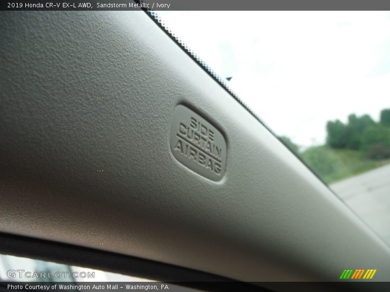 Sandstorm Metallic / Ivory 2019 Honda CR-V EX-L AWD