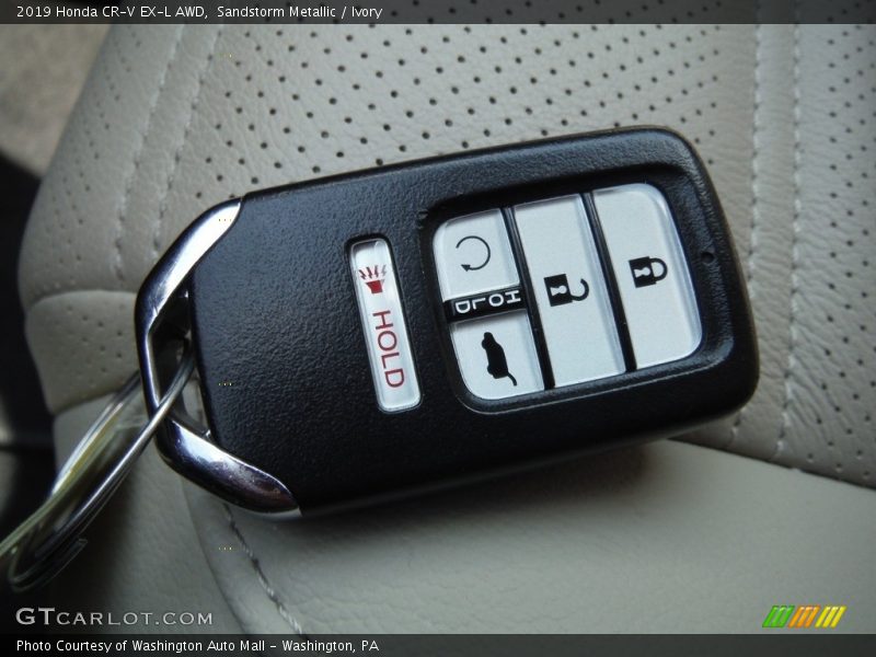 Sandstorm Metallic / Ivory 2019 Honda CR-V EX-L AWD