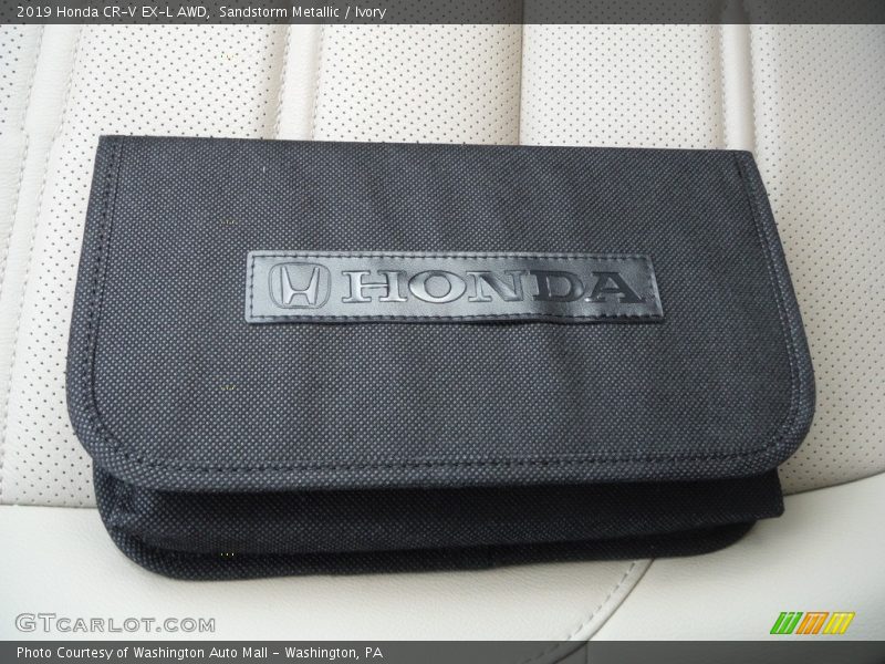 Sandstorm Metallic / Ivory 2019 Honda CR-V EX-L AWD