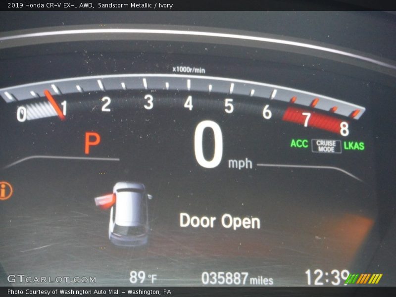 Sandstorm Metallic / Ivory 2019 Honda CR-V EX-L AWD