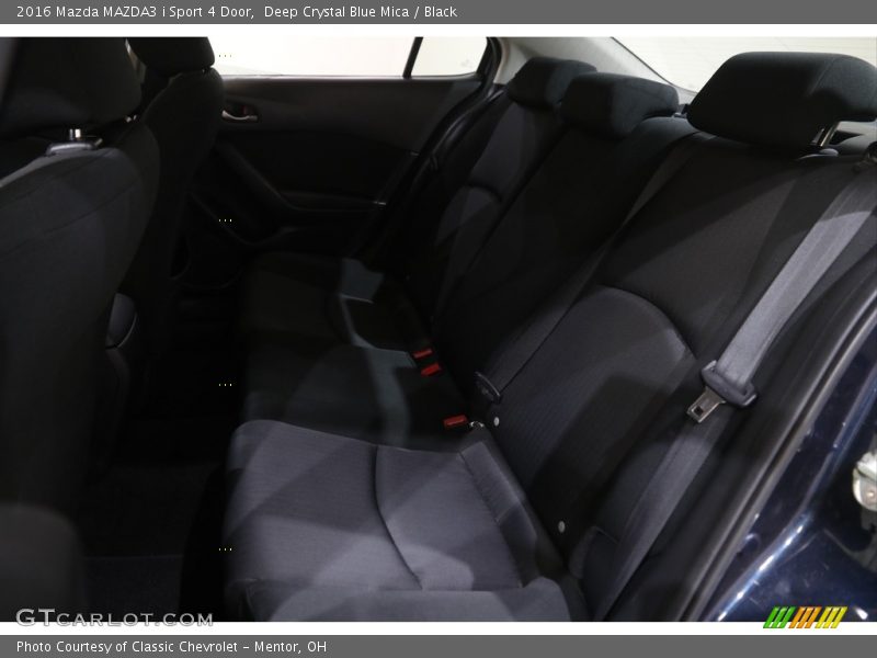 Deep Crystal Blue Mica / Black 2016 Mazda MAZDA3 i Sport 4 Door