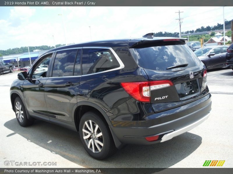 Crystal Black Pearl / Gray 2019 Honda Pilot EX AWD