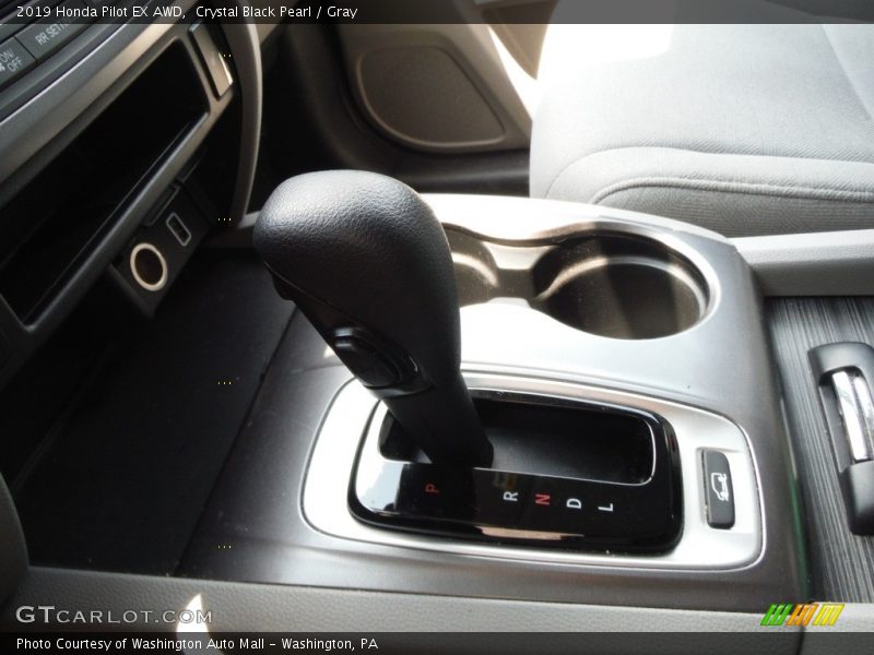 Crystal Black Pearl / Gray 2019 Honda Pilot EX AWD