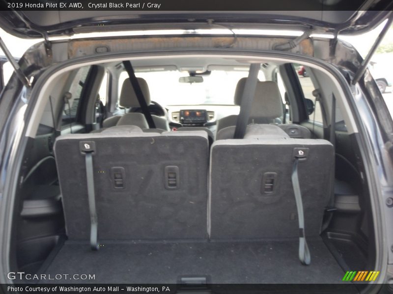 Crystal Black Pearl / Gray 2019 Honda Pilot EX AWD