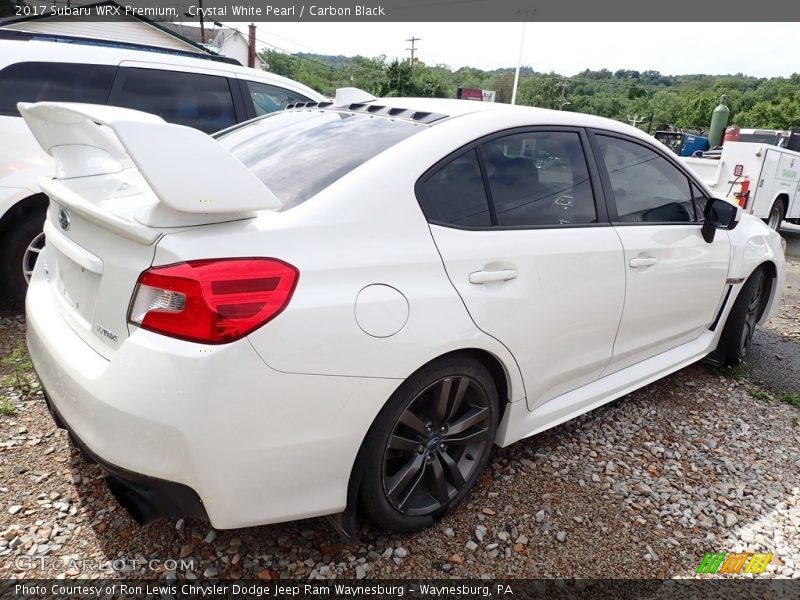 Crystal White Pearl / Carbon Black 2017 Subaru WRX Premium