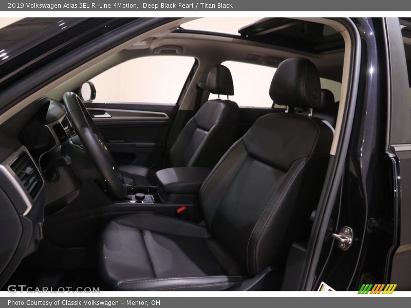 Deep Black Pearl / Titan Black 2019 Volkswagen Atlas SEL R-Line 4Motion