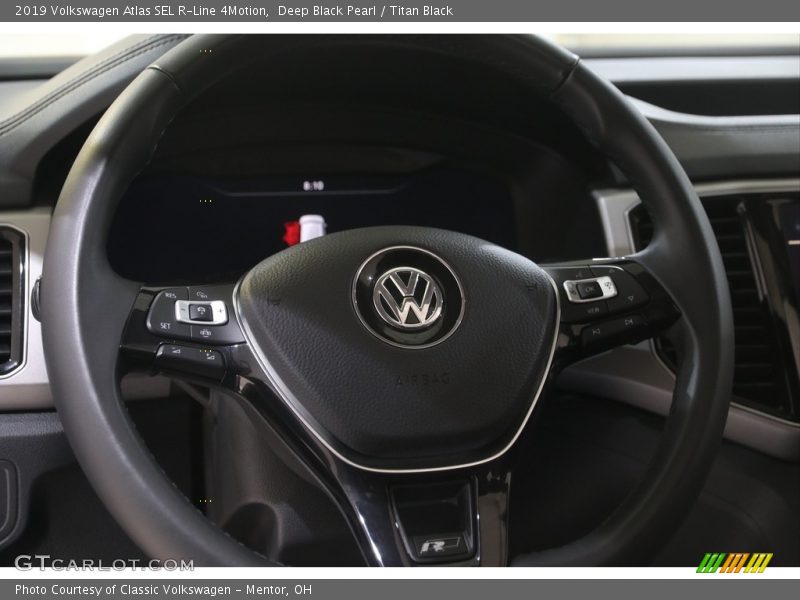 Deep Black Pearl / Titan Black 2019 Volkswagen Atlas SEL R-Line 4Motion