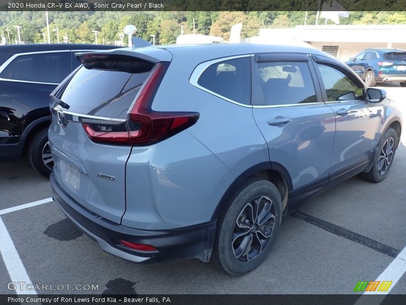 Sonic Gray Pearl / Black 2020 Honda CR-V EX AWD