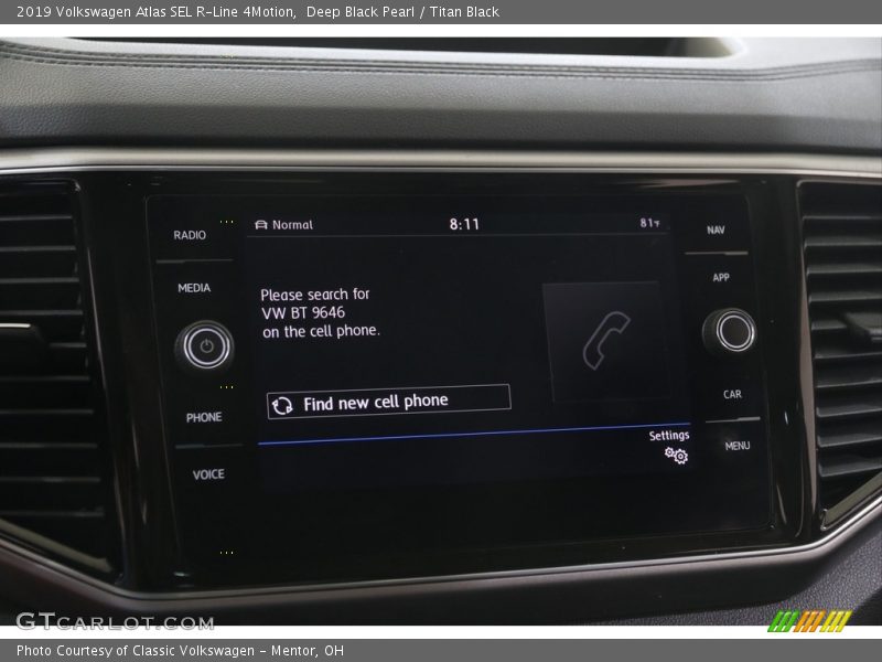 Deep Black Pearl / Titan Black 2019 Volkswagen Atlas SEL R-Line 4Motion