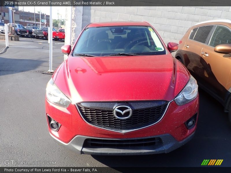 Soul Red Metallic / Black 2015 Mazda CX-5 Grand Touring AWD